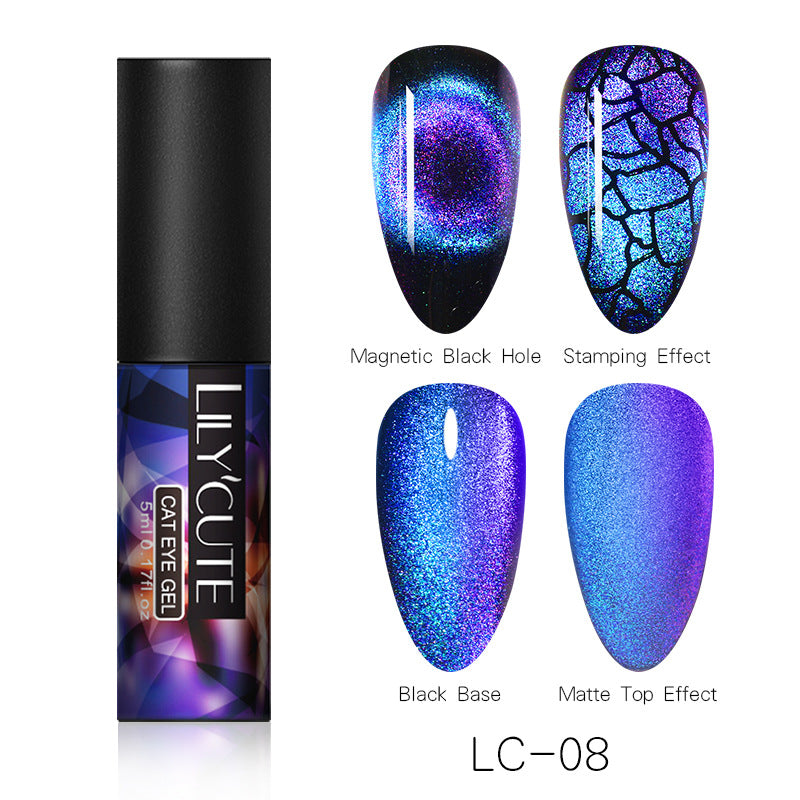 Lilycute Magic Wide Cat Eye Nail Polish