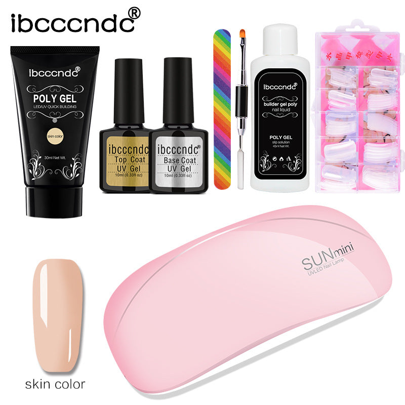 Ibcccndc Nail Art Quick Extending Nail Bottom Sealing Nail Lamp
