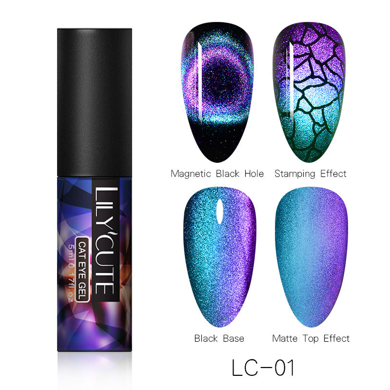 Lilycute Magic Wide Cat Eye Nail Polish