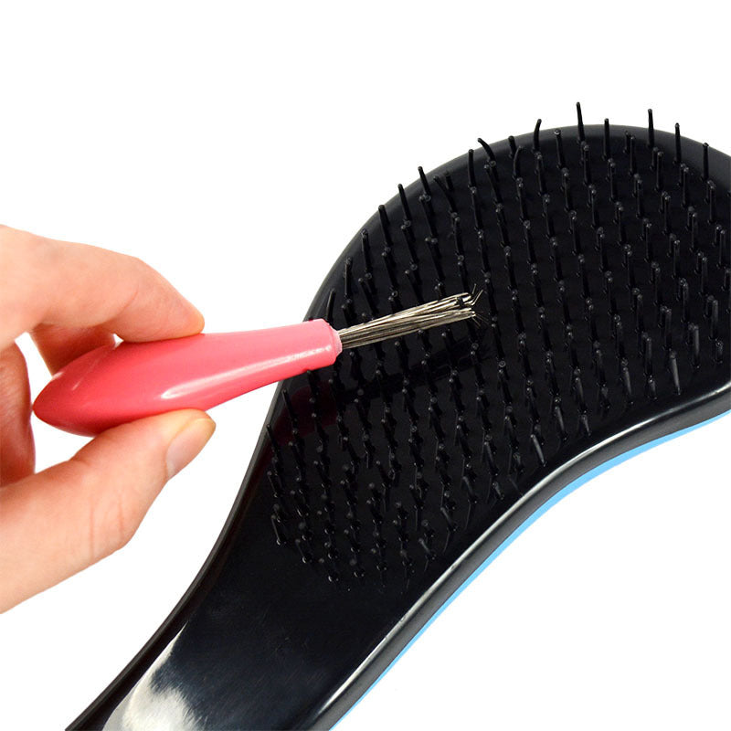 Mini Durable Plastic Comb Brush Hook Cleaner