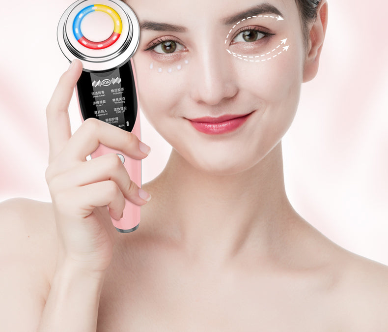 Multifunctional facial pore cleaning beauty instrument