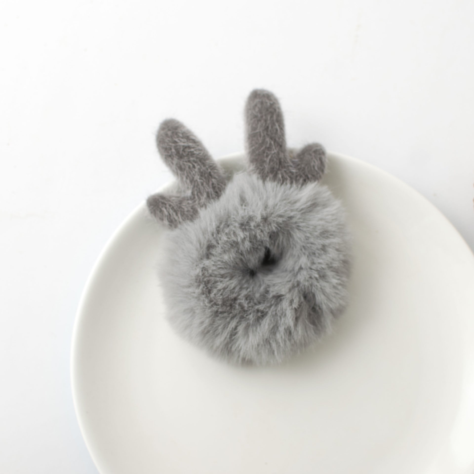 Sweet Plush Antlers Cute Girl Heart-sen Three-dimensional Deer Christmas Hair Accessories