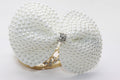 Bow Tiara Pearl Hair Clip