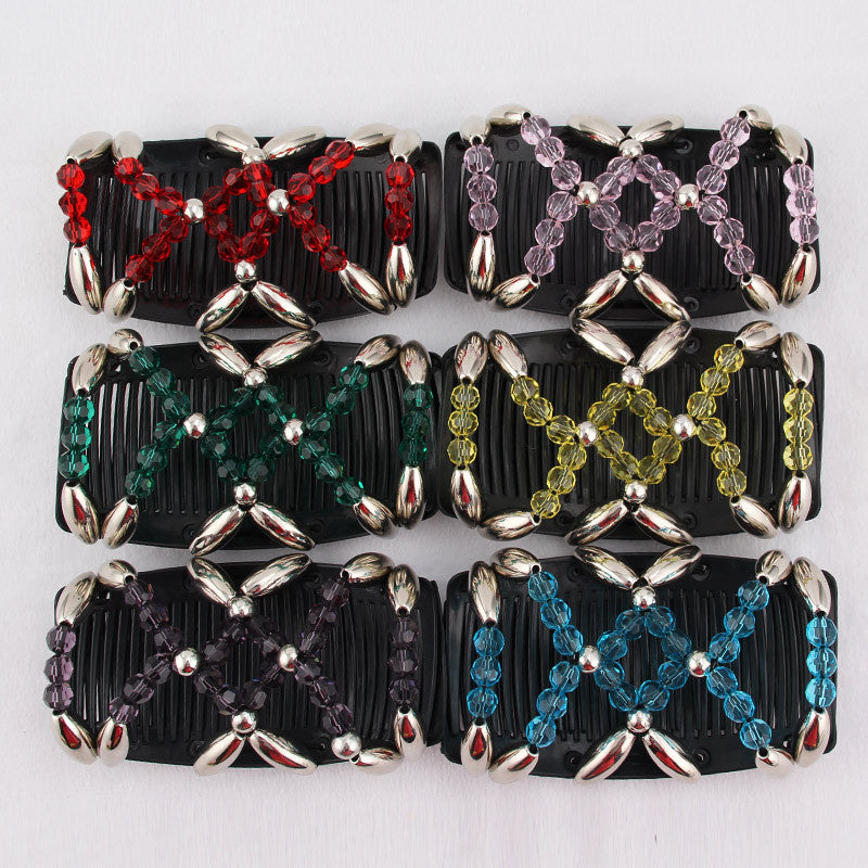 Fashionable And Changeable Women's Double Row Hair Comb Hair Band