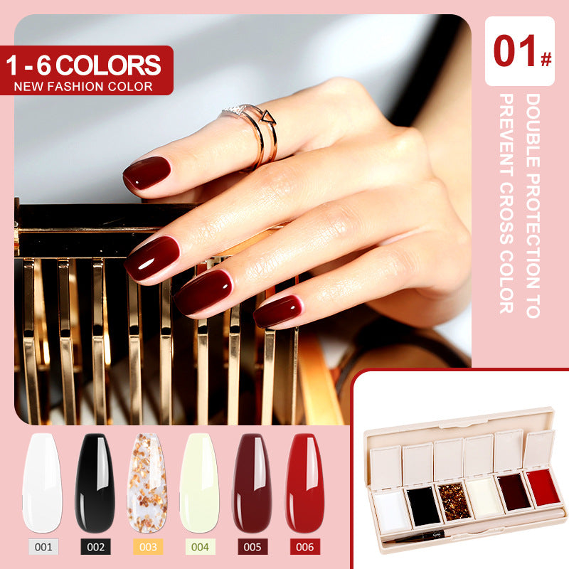 LimeGirl Cream Nail Polish Eye Shadow Bag