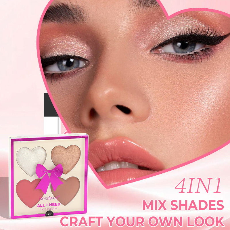 Rosawee A Four-color Blush Delivers A Natural Subtle Glow