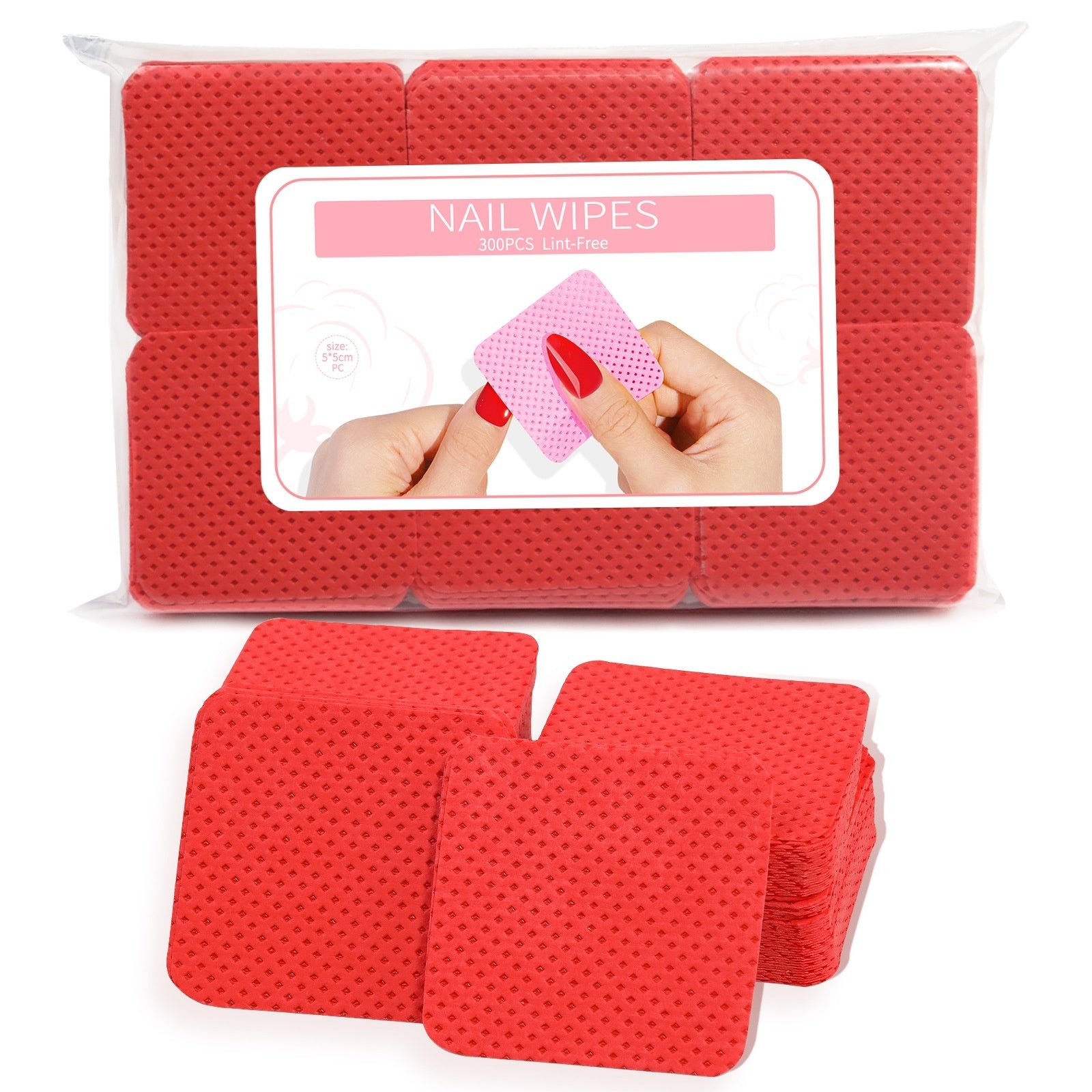 Nail Wipes Portable Home Solid Color Magic Nail Polish Removing Tissue