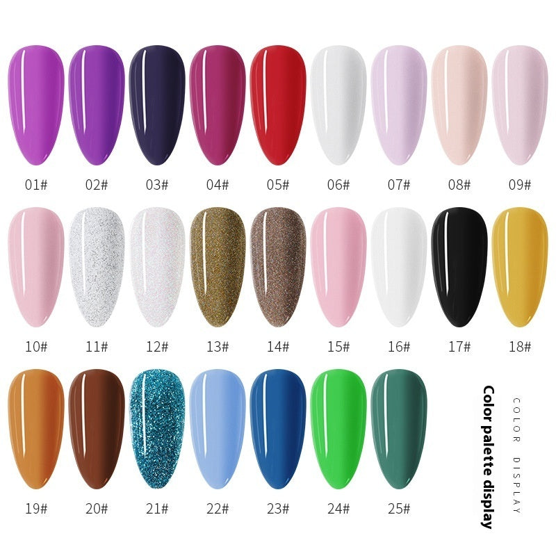 Pinpai Women's Manicure Pure Color Dip Sticky Infiltration Powder