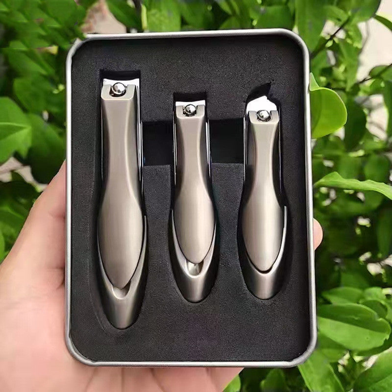 ZHLIOXIFING Nail Clipper Iron Box Rectangular Tinplate