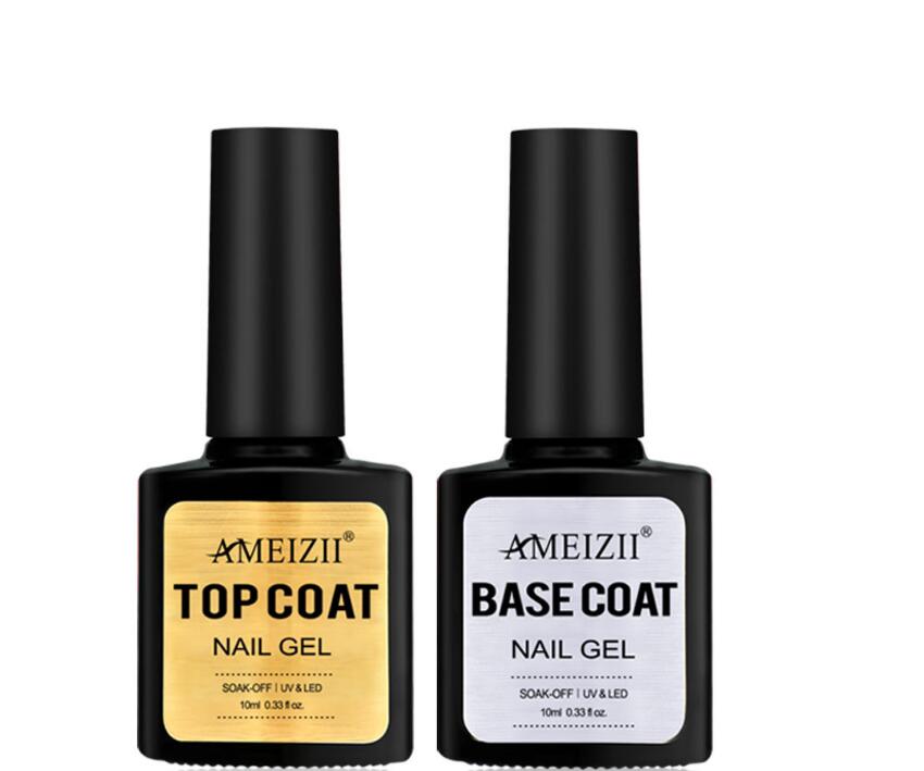 Ameizii Nail polish super bright disposable seal layer removable adhesive bond