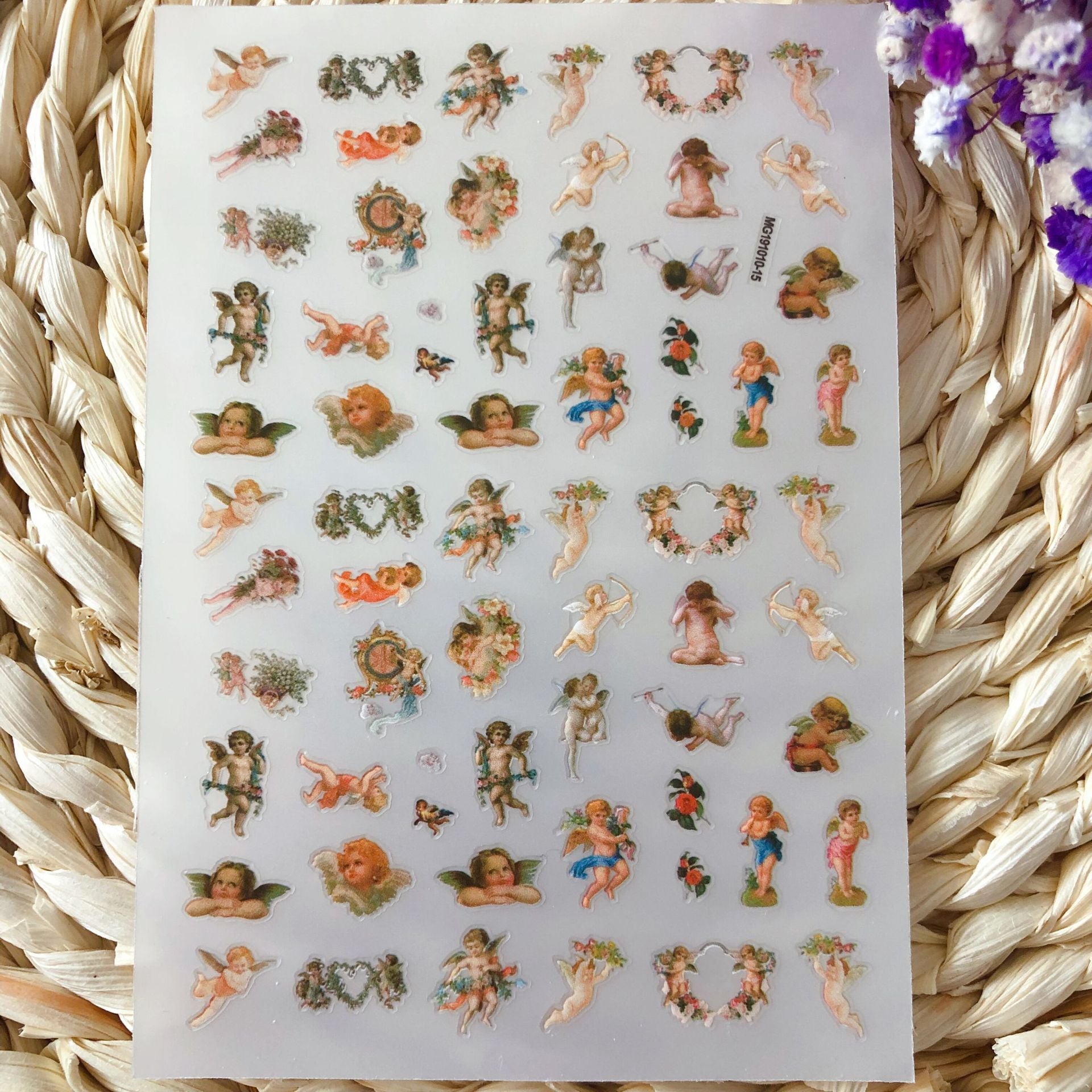Japanese Angel Baby Nail Sticker