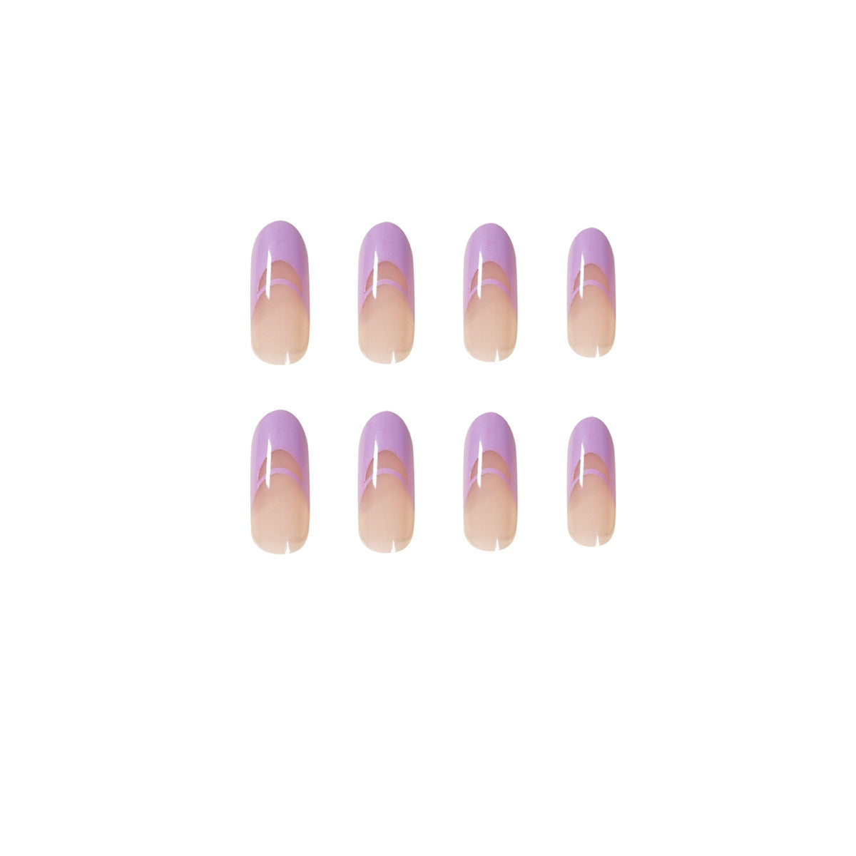 Fashion Simple Double French Wear Nail Art