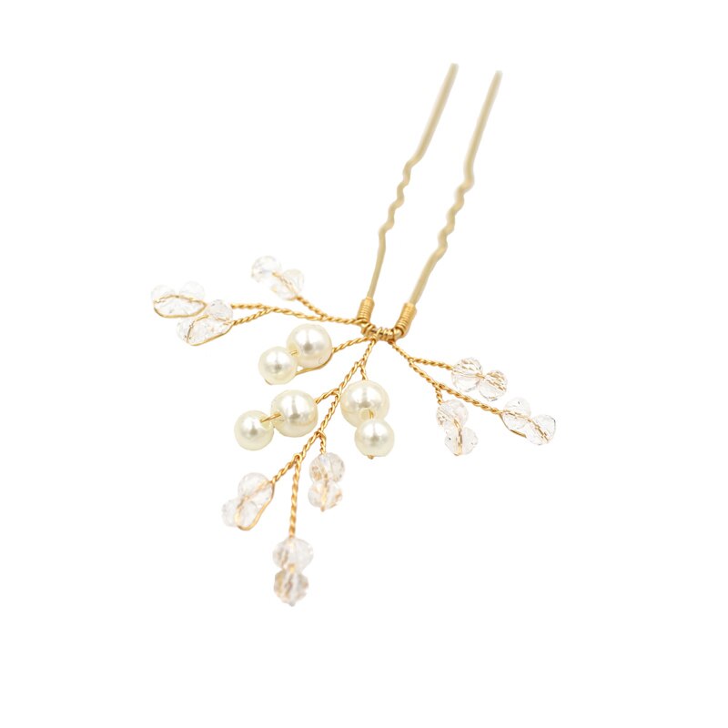 Exquisite Beaded Hair Fork And Curling Accessories