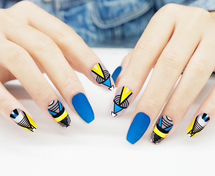 Vivi 24 fake nails matte nail sheets