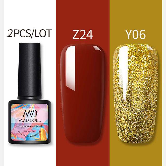 MAD DOL pure color nail polish