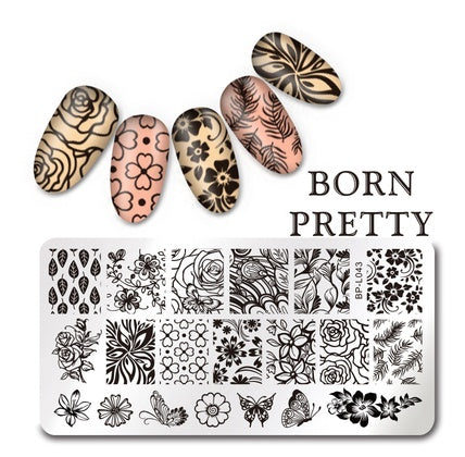 Born Pretty Nail printing tool rectangular printing plate