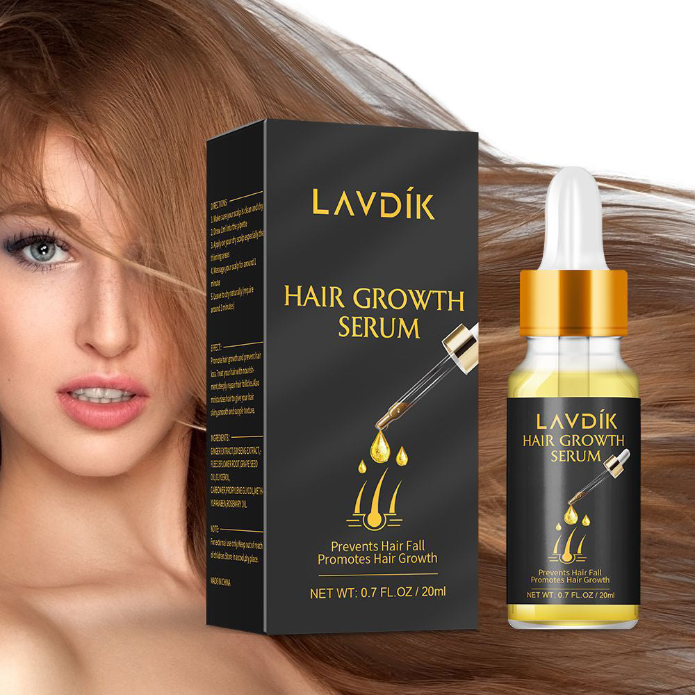 Lavdik Damaged Hair Repair Women Men's Fast Hair Growth Essence Oil Anti-hair Loss Lotion