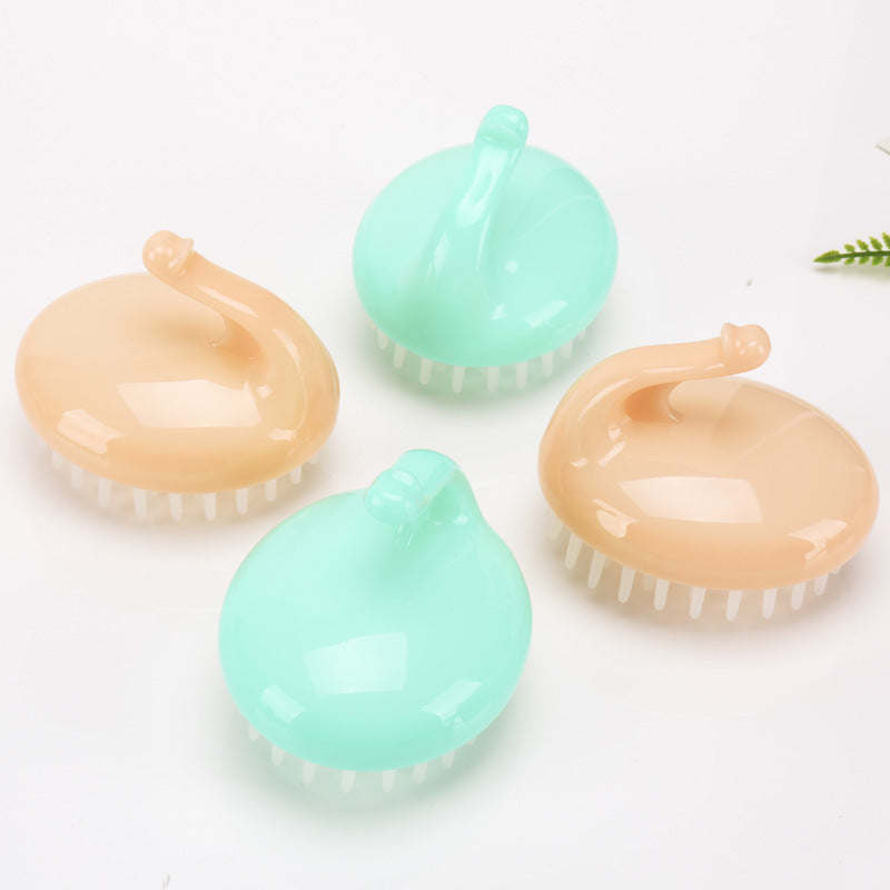 MassageCombing Silicone Shampoo PE Brush