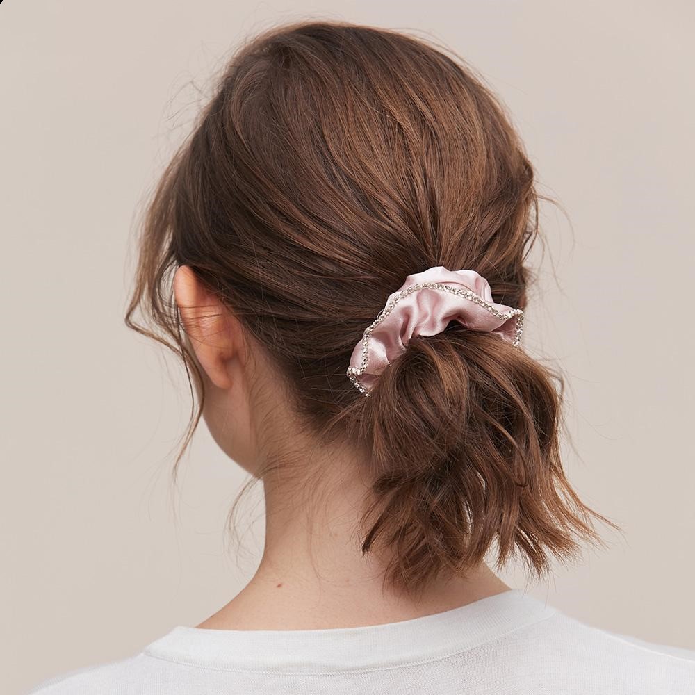 Ponytail hair accessories head flower
