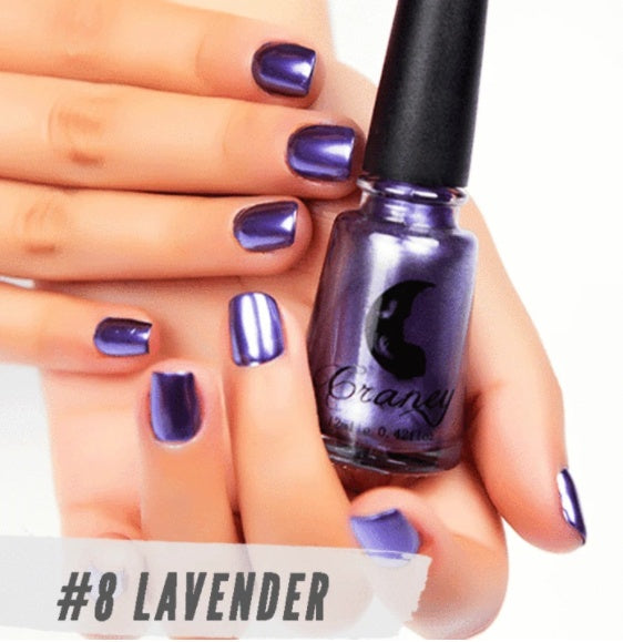 Graney New metallic color, stainless steel color, mirror silver nail polish