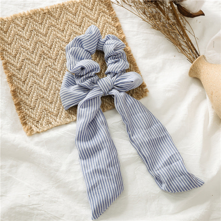 European and American new hair tie knotted rabbit ear headdress