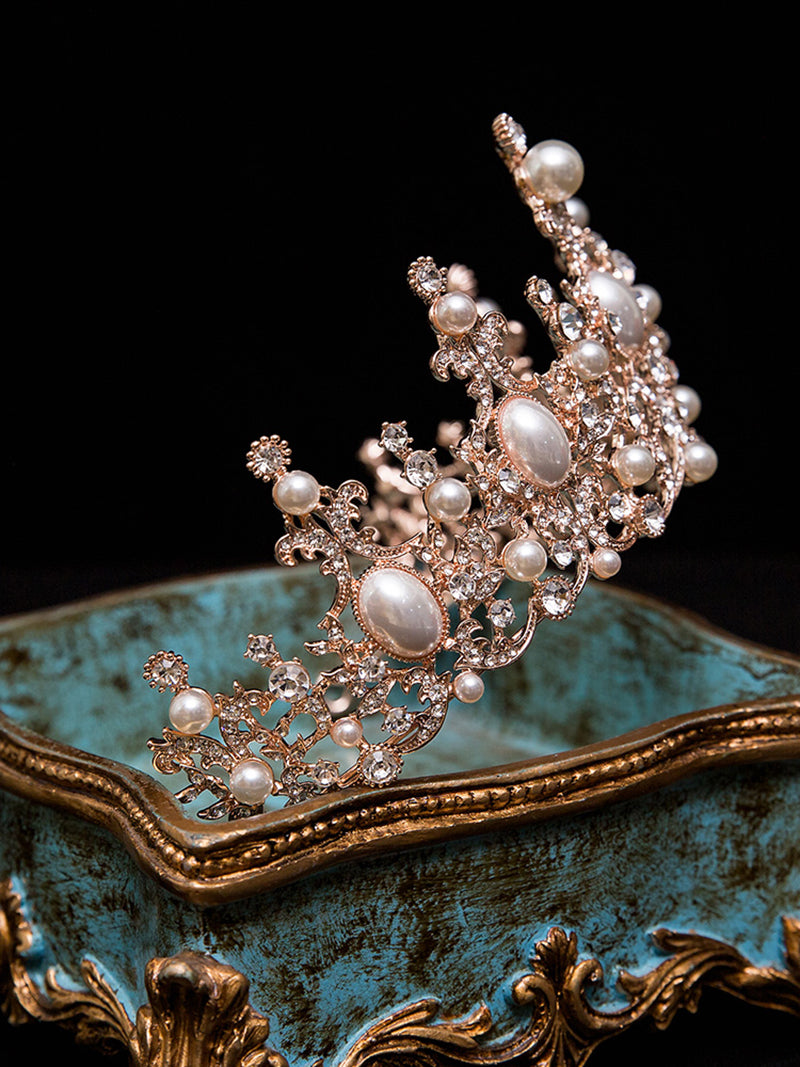 European Style Retro Court Bride Wedding Crown