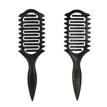 Bounce Curl Defining Styling Comb Dry And Wet Use Hollow Massage Comb Hair Curling Comb