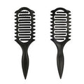 Bounce Curl Defining Styling Comb Dry And Wet Use Hollow Massage Comb Hair Curling Comb