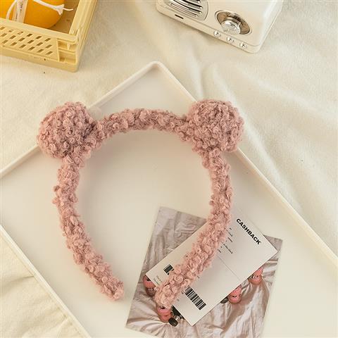 Korean Hair Ball Headband Plush Headband Cute Hair Accessories Net Red Headwear