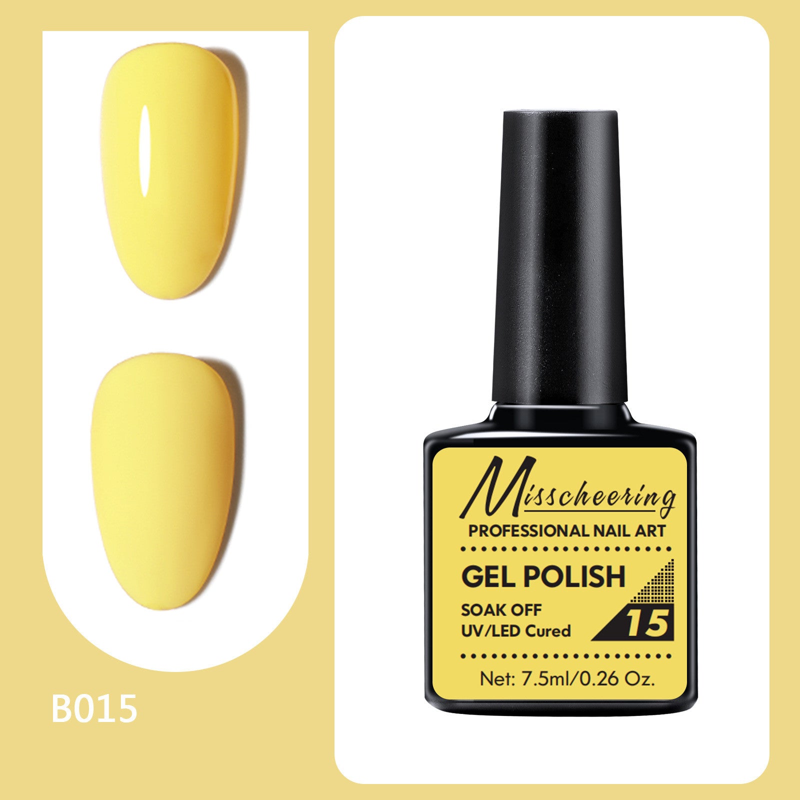 Misscheering New Long Lasting Light Therapy Nail Polish Set