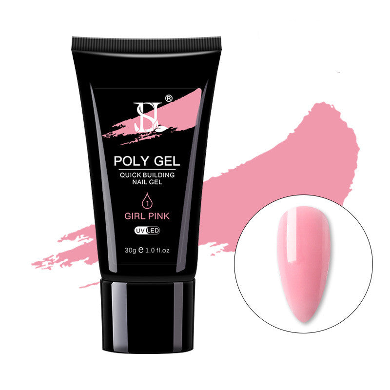 HS Poly Gel Crystal nail polish