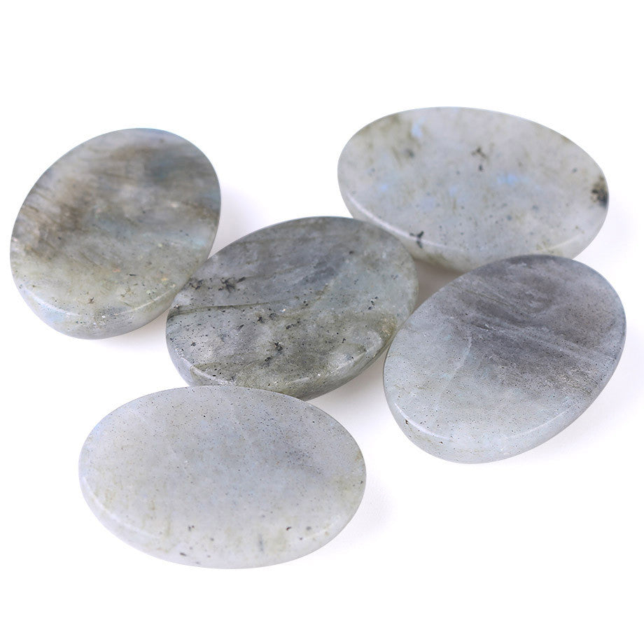 Gemstone Labradorite cabochon flat bottom ring face
