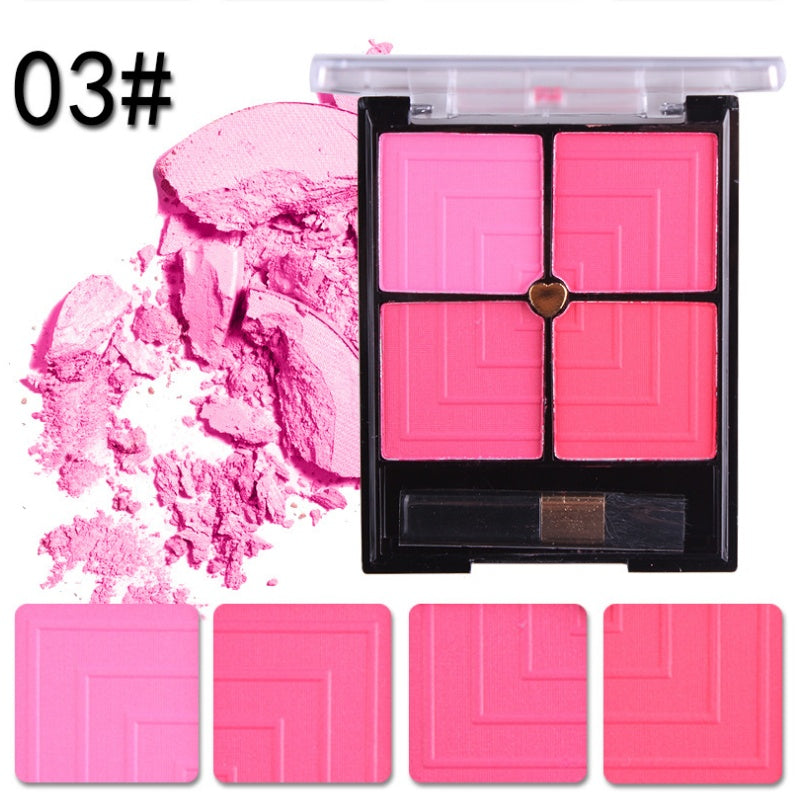 Miss Rose 4 colors blush repair capacity rouge makeup