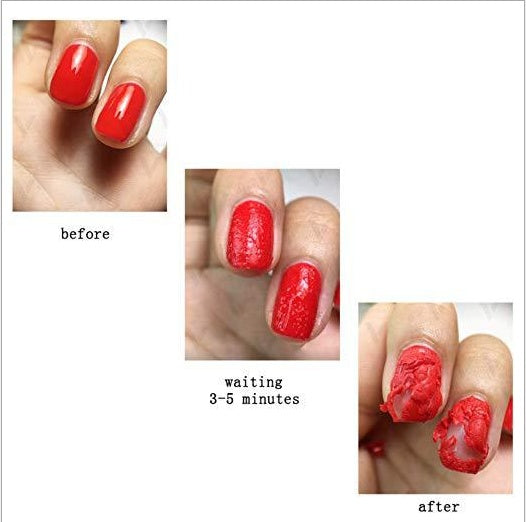 Alduos Nail Polish Burst Magic Nail Polish Remover  Fast Soak Off Sticky  Nail Gel Polish Degreaser Cleaner