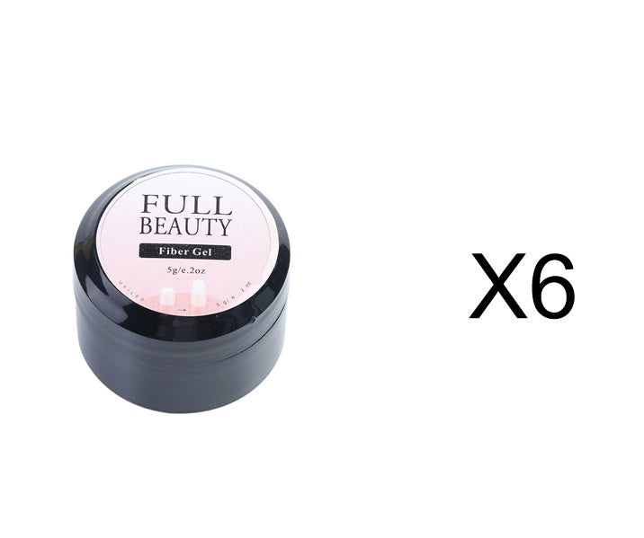 Full Beaty Fiber extension rubber reinforcement repair nail polish