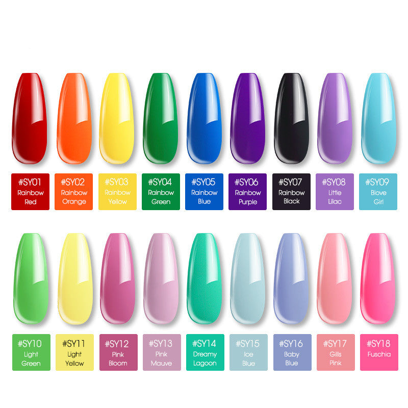 Saviland solid color crystal extension glue