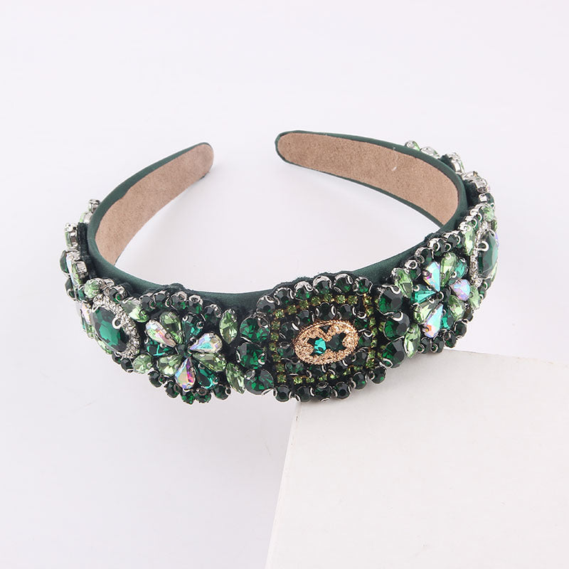 Ladies Fashion Gorgeous European And American Style Baroque Headband Prom Gift
