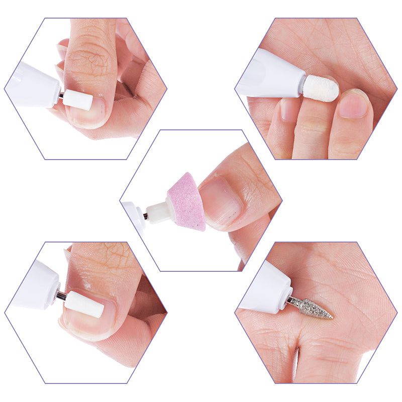 Portable Pen Nail Polisher Battery Electric