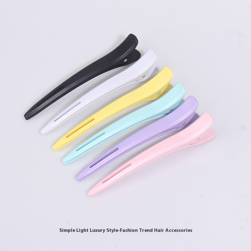 Clip Hairdressing Long Beak Clip Duck Barber Shop Hot Dyeing Partition Positioning Hair Cutting