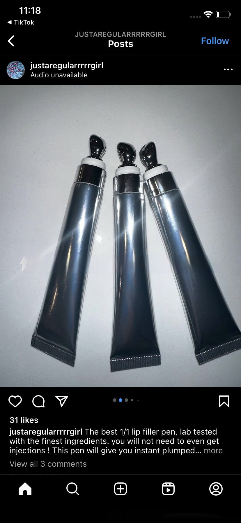 Retro Lip Oil Care For Plump Lips