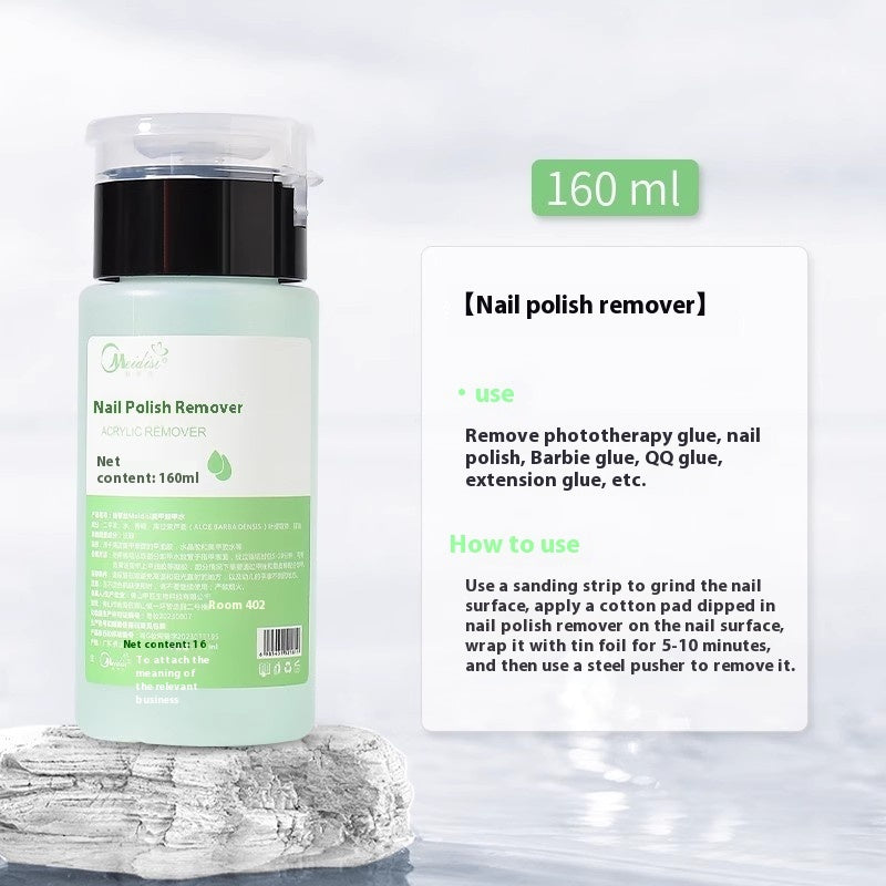 Meidiss Nail Art Press Bottle Nail Remover Cleaning Solution