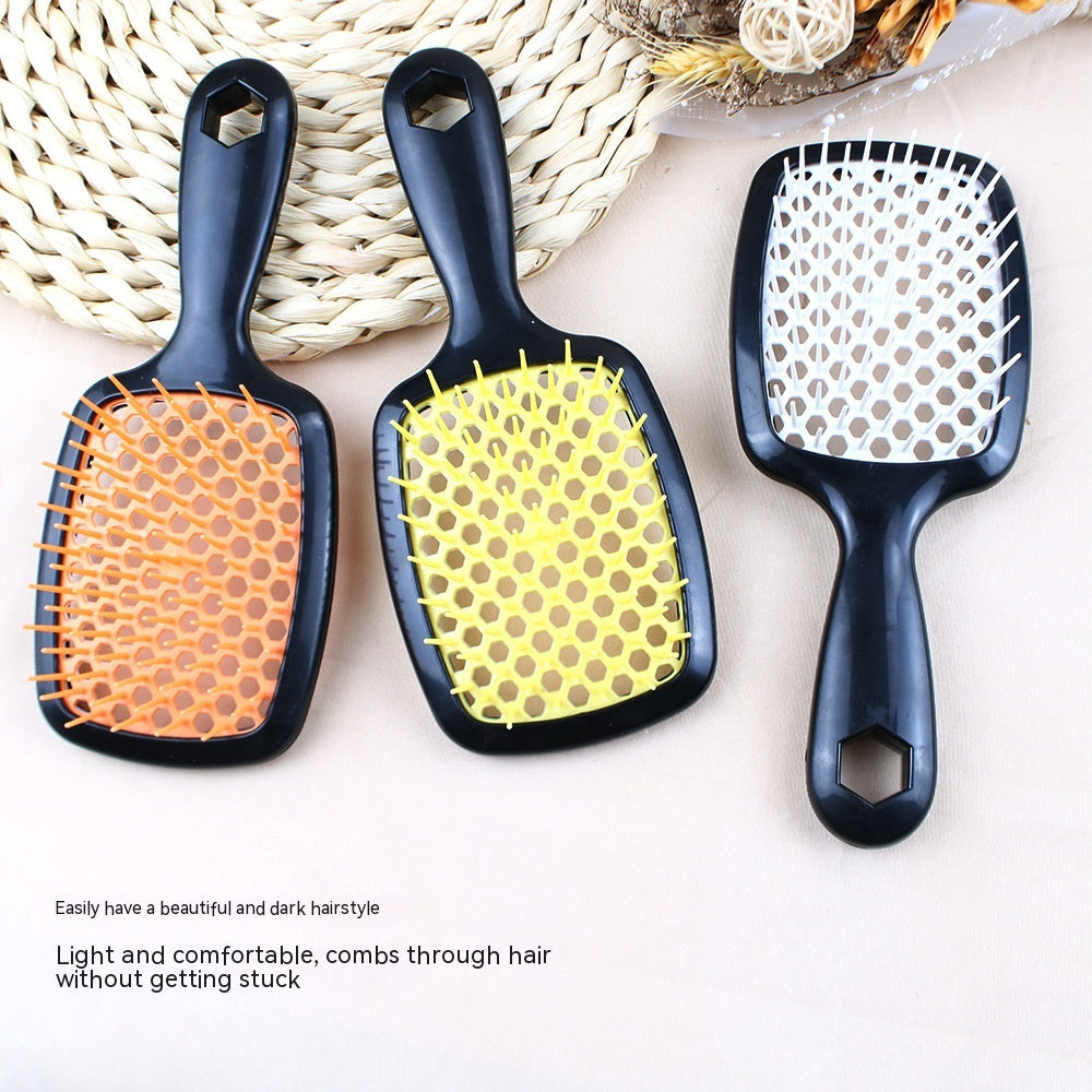 Hexagonal Wire Net Comb Honeycomb Hollow Hairdressing Comb