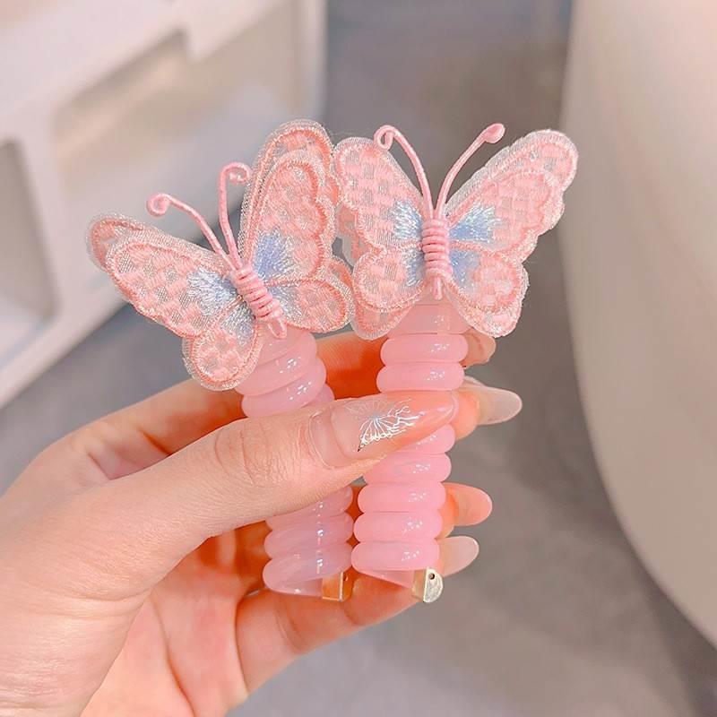 Telephone Wire Hair Ties Hair Rope Hair-binding High Elasticity Not Tight Hair