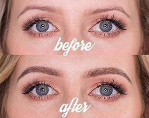 Matte red wine peeling eyebrow cream