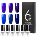 Rosalind 6 Colors Set Solid Color Gel Polish Set Nail Polish Gift Box Manicure
