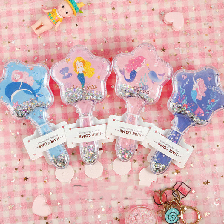 Cartoon girl antistatic air comb