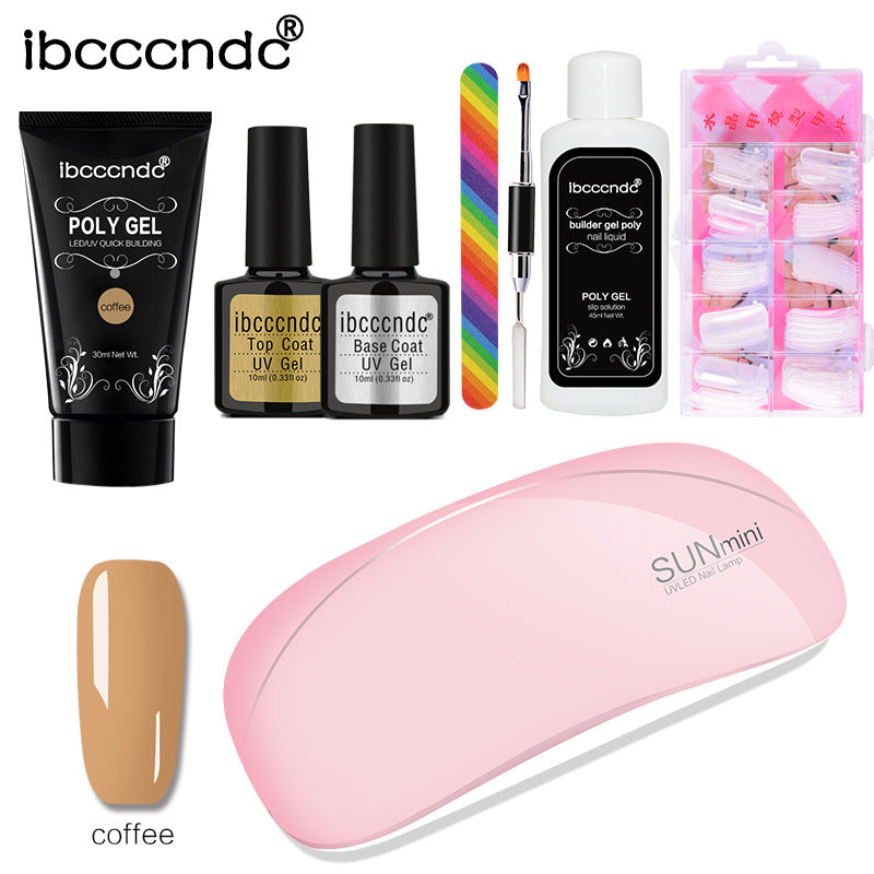 Ibcccndc Nail Art Quick Extending Nail Bottom Sealing Nail Lamp