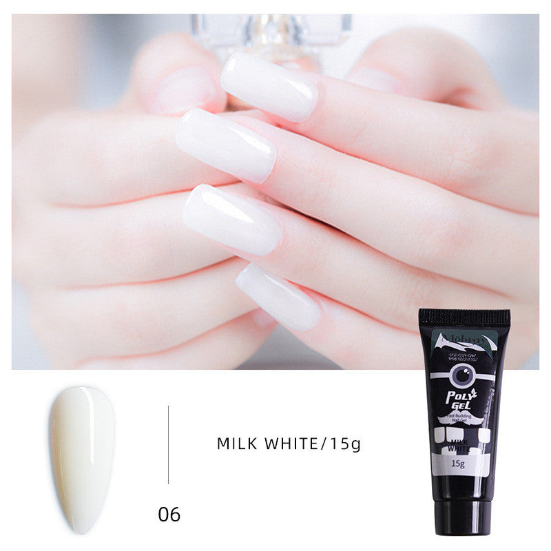 Mobray Nail extension glue 15ml non-paper support crystal fast nail extension gel UV phototherapy glue