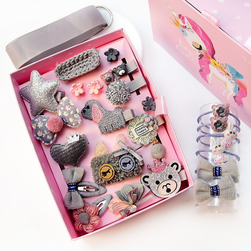 Baby Girl Cartoon Animal Hairpin Set