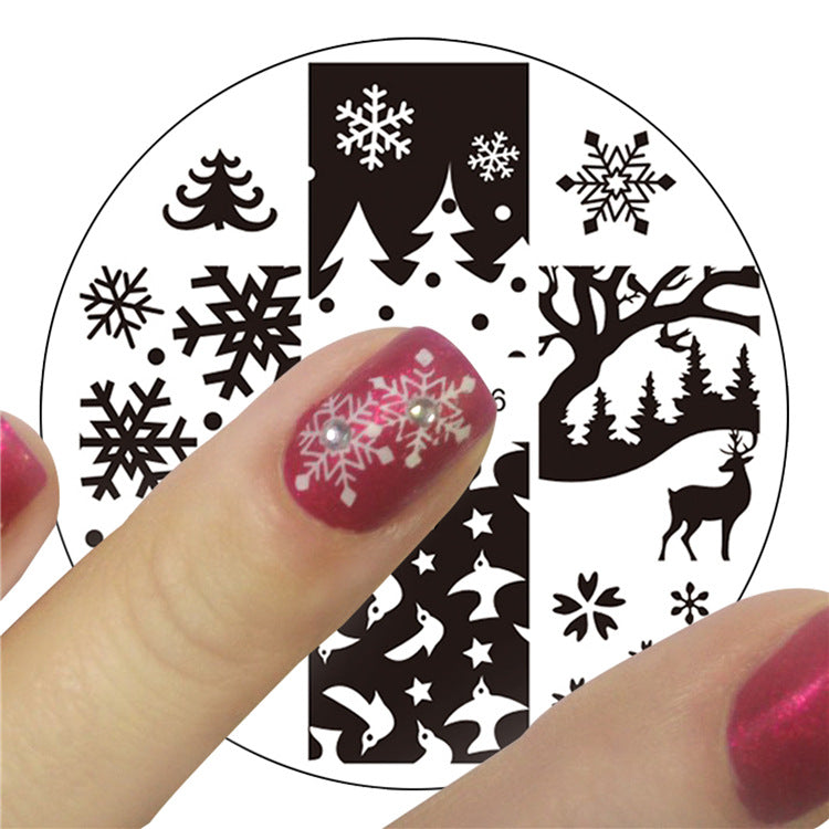 Masura DIY nail print steel plate nail print version template